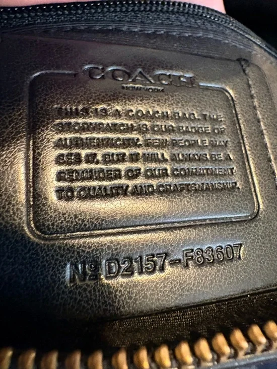 Coach Rowan Satchel Crossbody Signature Canvas Brown/Black F83607 - Picture 2 of 11